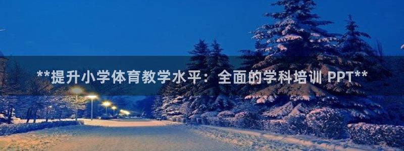 欧陆娱乐登录官网入口：**提升小学体育教学水平：全面